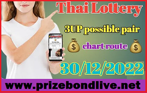 Thai Lottery 3up Possible Pair Chart Route Single Digit 30/12/2022