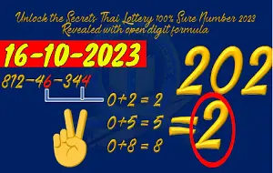 Thailand Lottery 100% Sure Secrets Number Online 16-10-2023